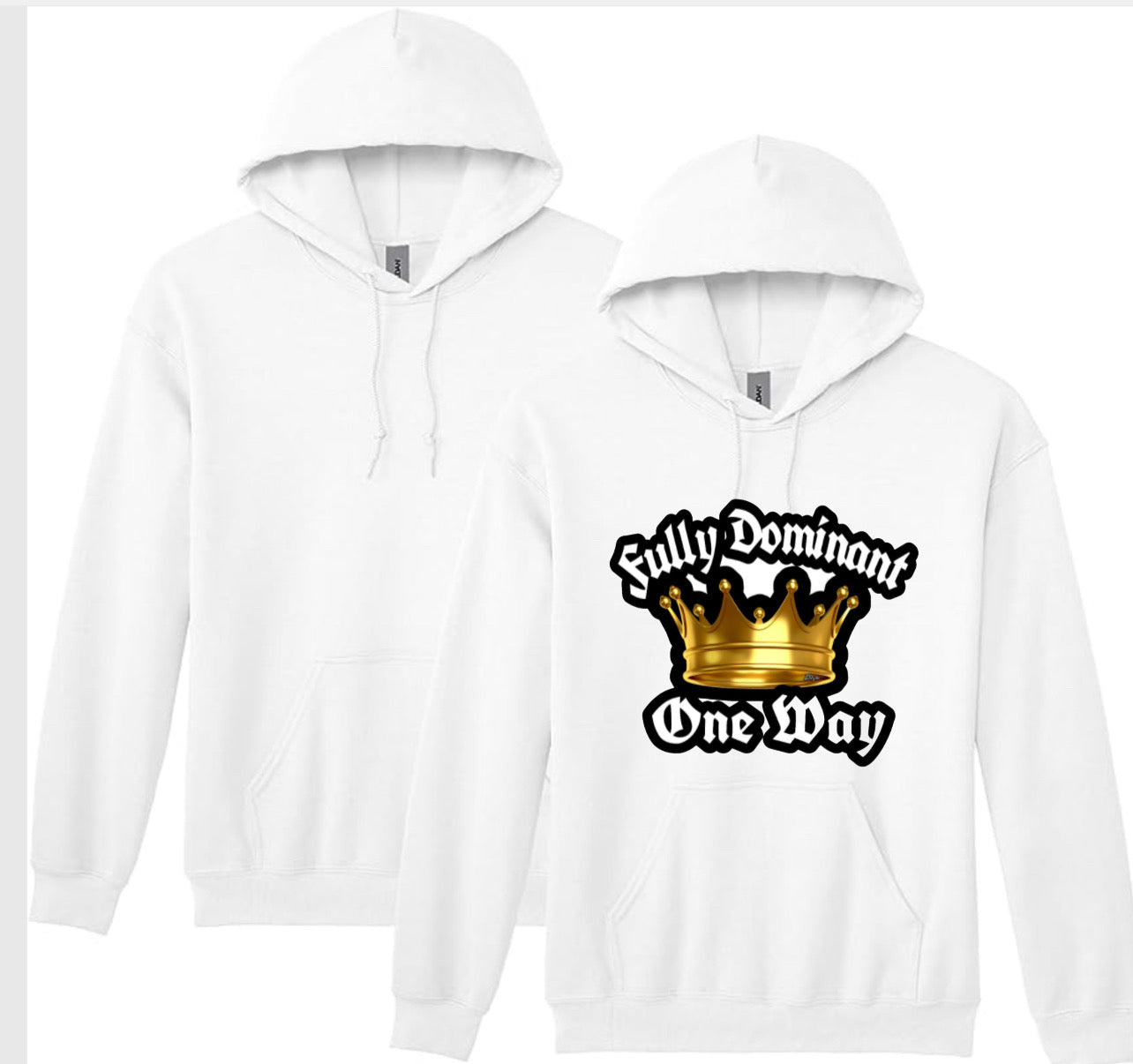 Fully Dominant One Way Pullover Hoodies